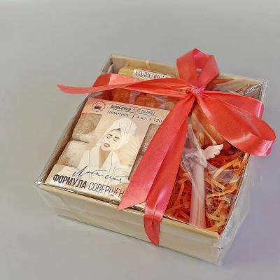 Подарочный набор "Леди совершенство" бомбочки для ванны, мыло, фигурка N 69387