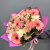 Букет из кустовой хризантемы с герберой и альстромерией "Танец бабочек" арт. 5490